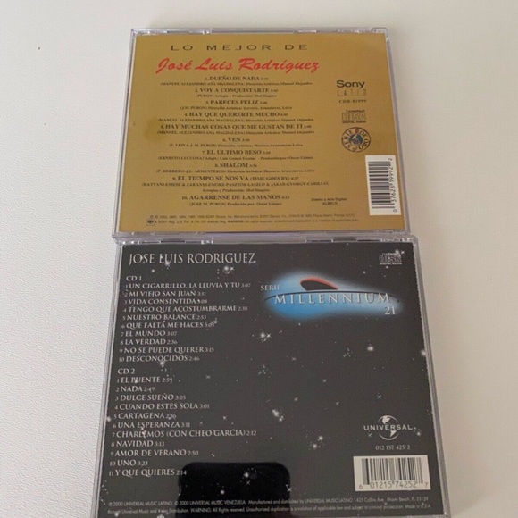 Lo Mejor De Jose Luis Rodriguez / Serie Millennium 21 Exitos CD Boleros - Picture 2 of 5